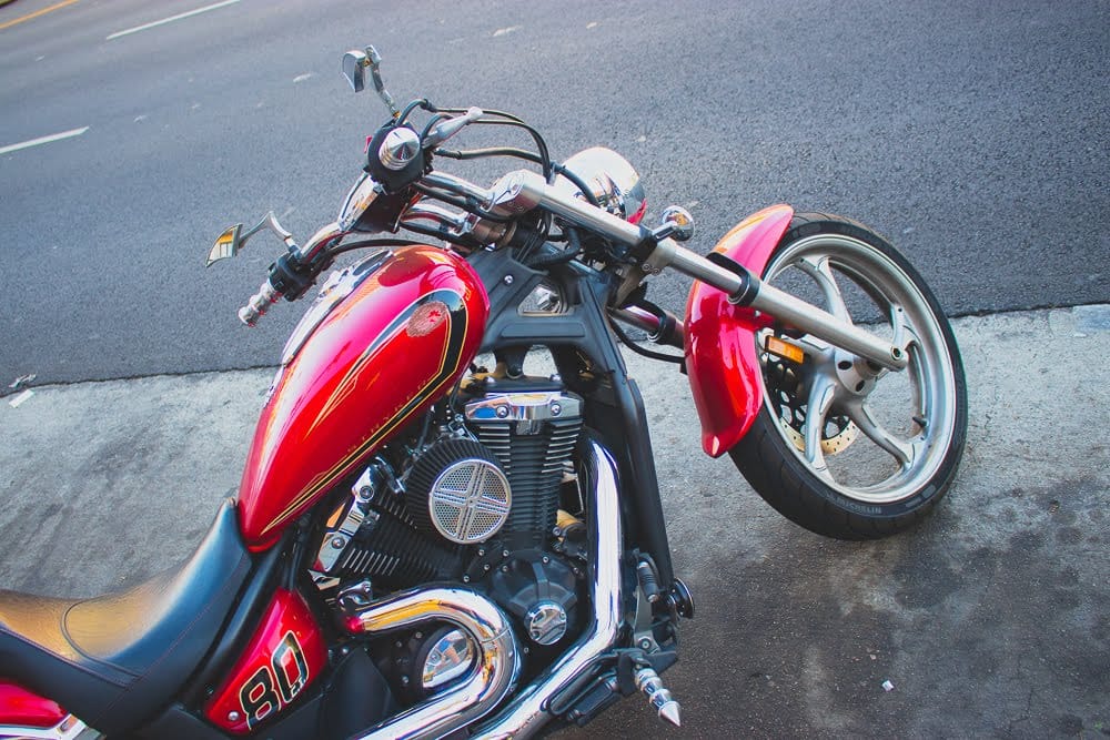 Bakersfield, CA - Motorcyclist Hurt in Crash on Bernard St at Solano St